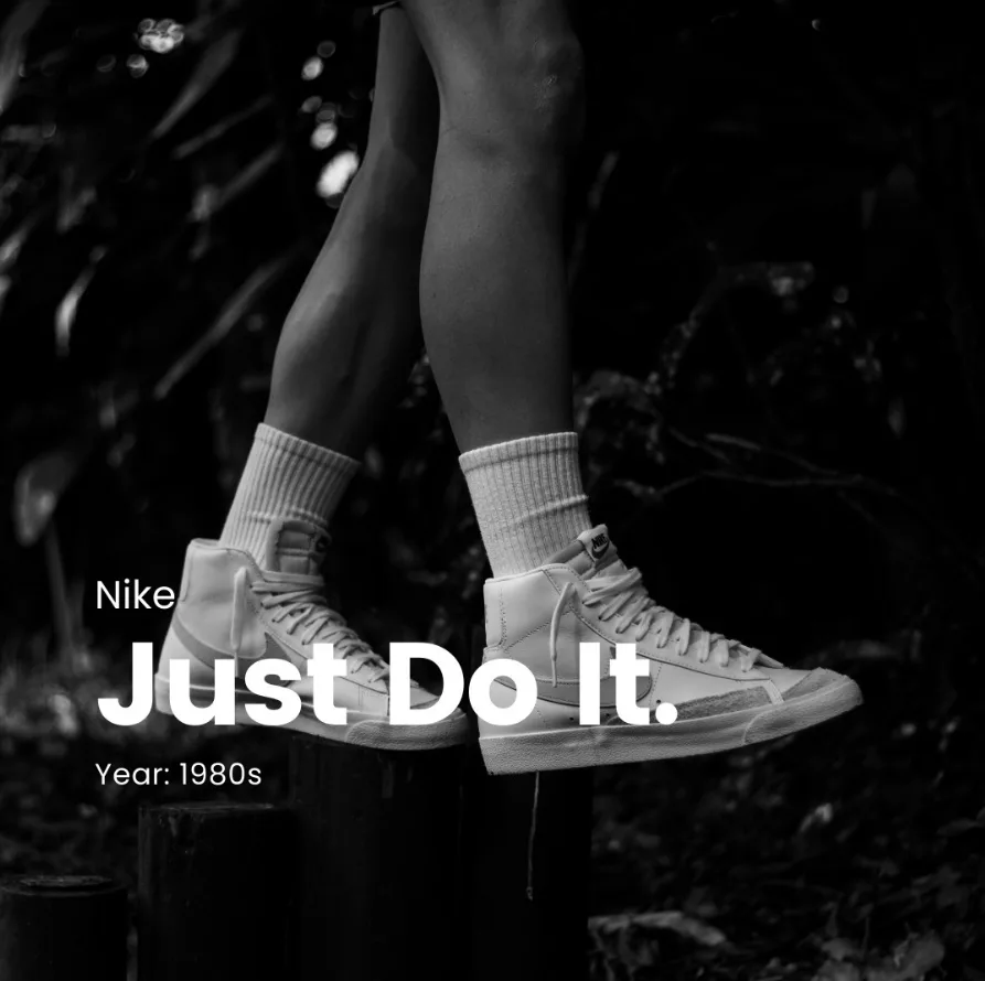Nike Just Do It campaign 1980s